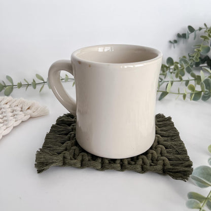 Macrame Coasters // Mug Rugs