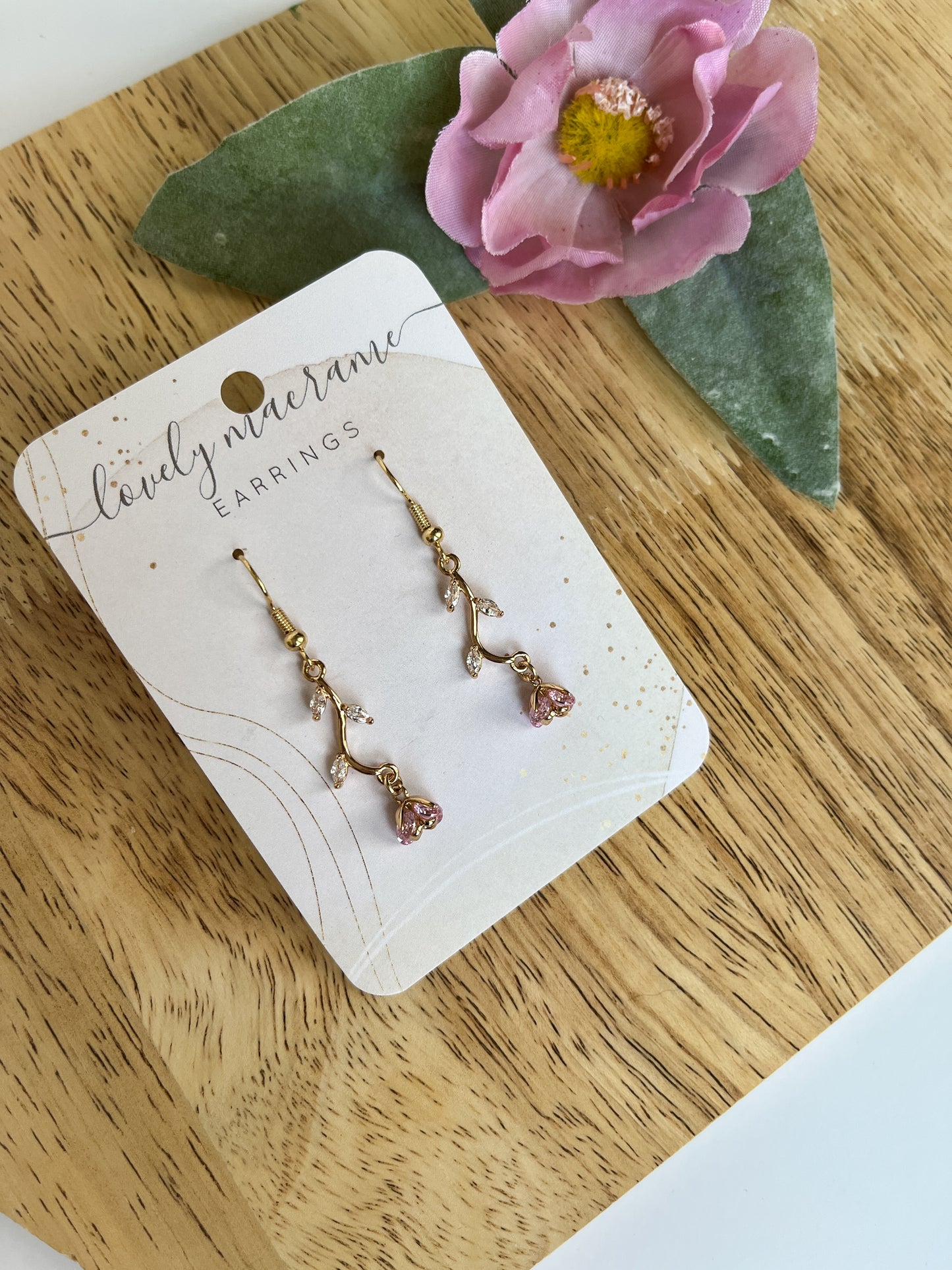 Dainty Flower Earrings