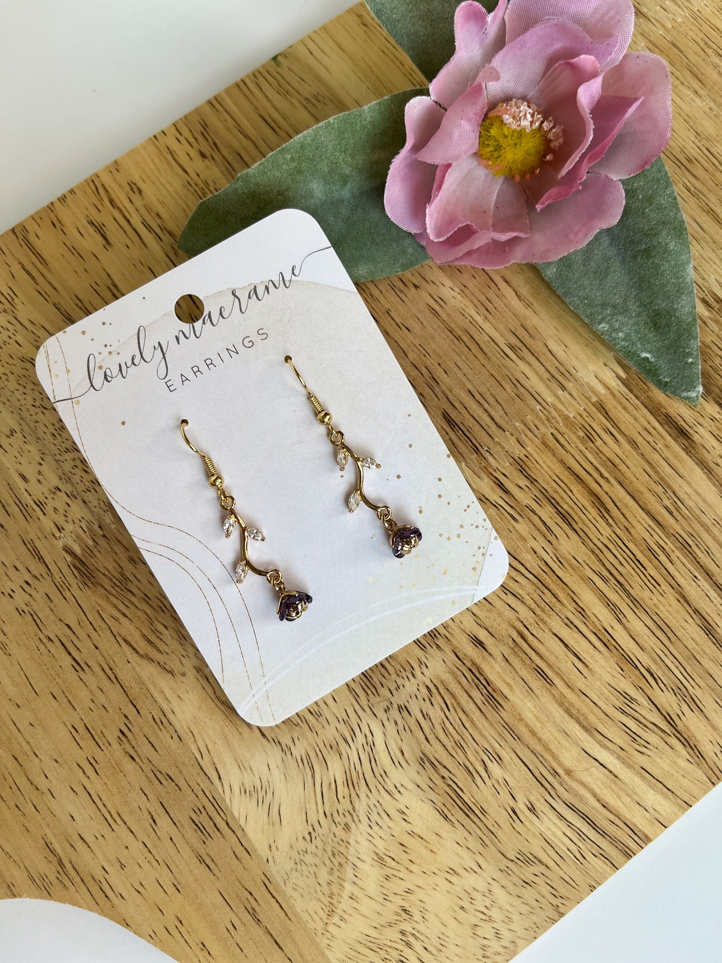 Dainty Flower Earrings