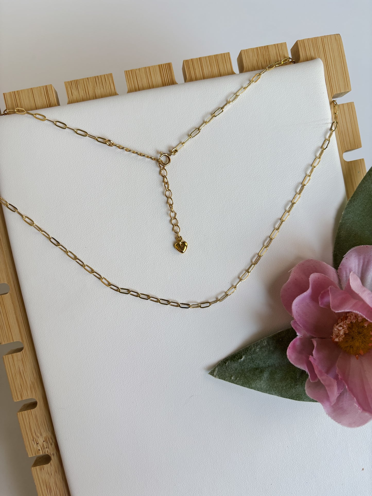 Paperclip 14k Gold Filled Necklace