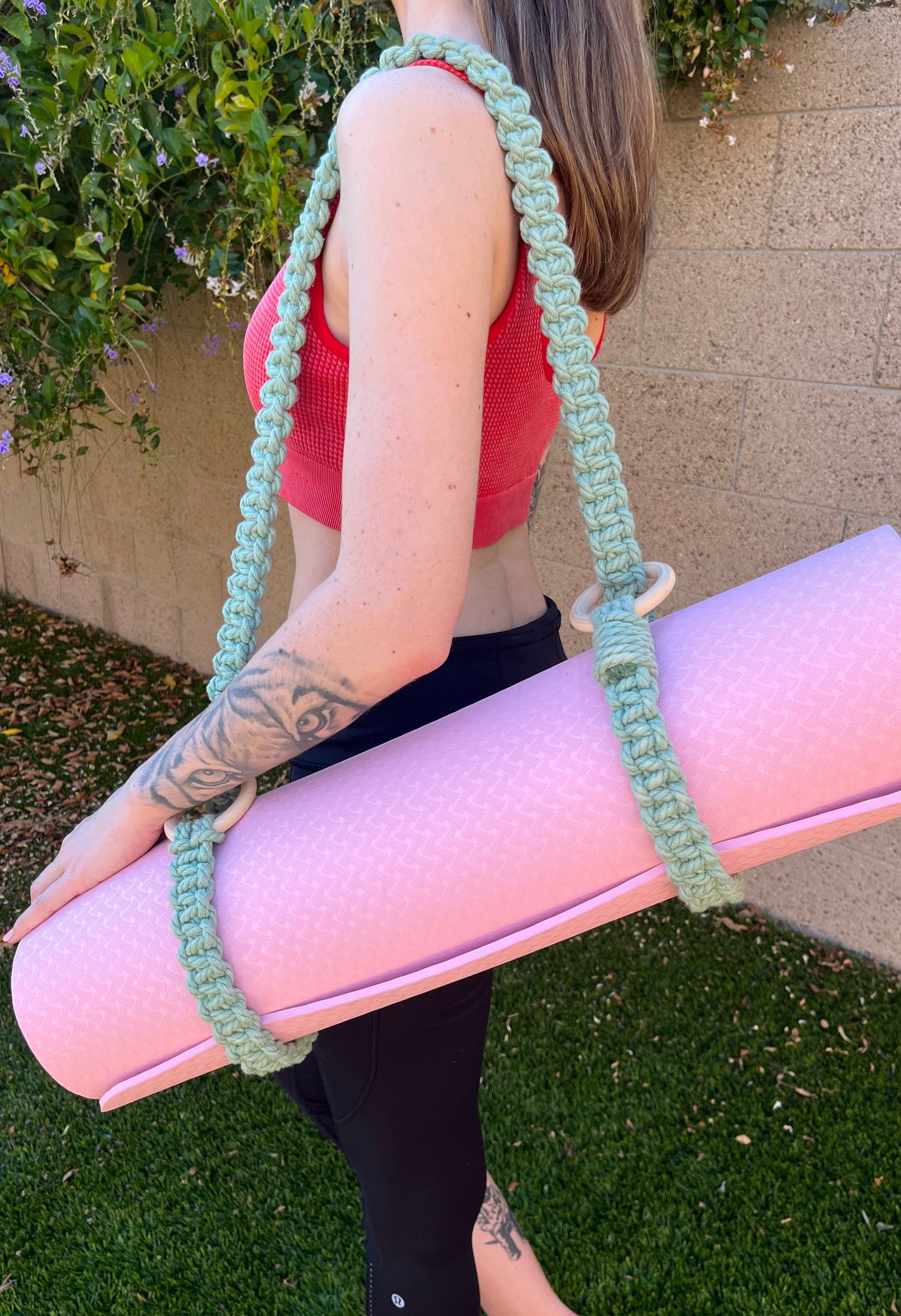 Macrame Yoga Mat Straps