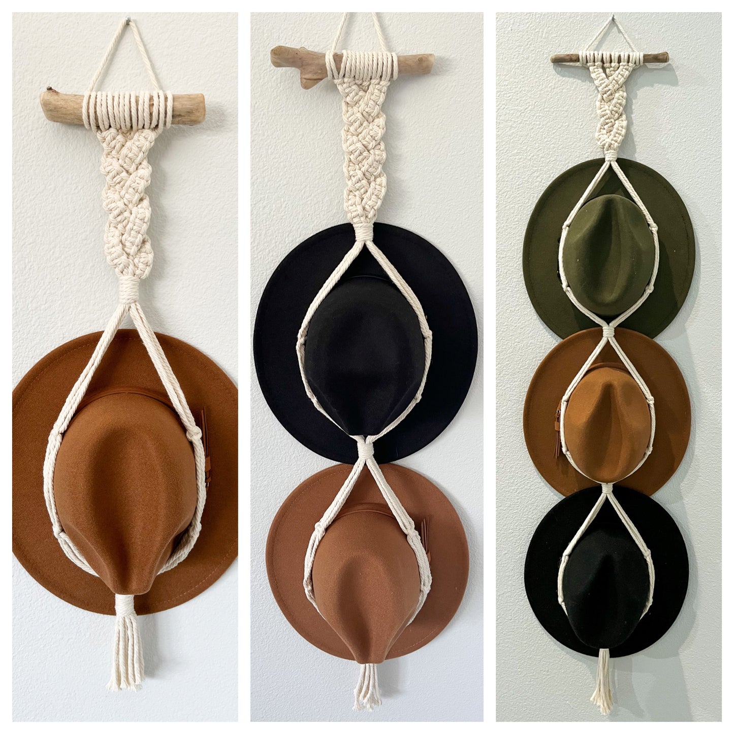 Single, Double, or Triple Hat Hanger