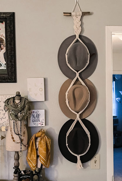 Single, Double, or Triple Hat Hanger