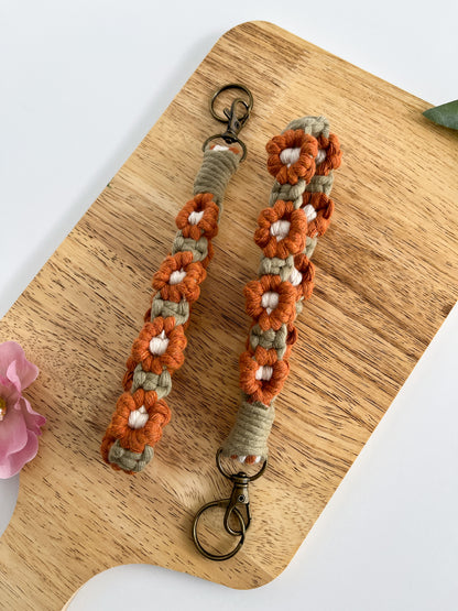 Macrame Flower Wristlets